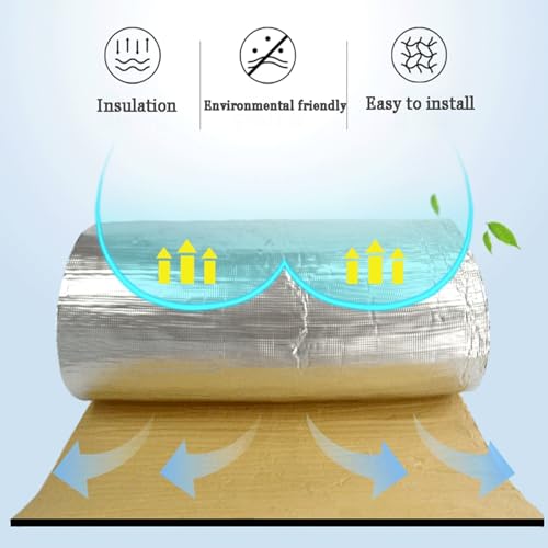Aislamiento térmico para automóviles con lámina de aluminio autoadhesiva 3