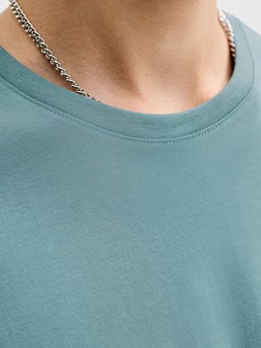 JACK & JONES Jjecorp T-Shirt SS à col Rond avec Logo Noos, Bleu minéral., XL
