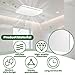 FG701S Universal Bathroom Exhaust Fan Grille Cover Compatible with B-roan-NuTone White Universal Bathroom Exhaust Clean Cover Easy Snap-in Installation 13.25