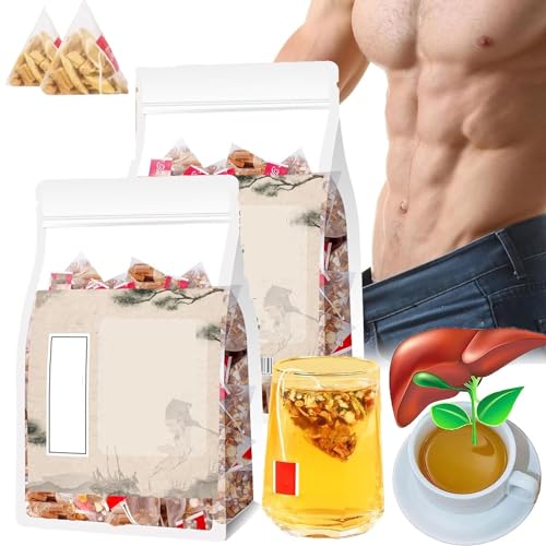 Yuanqi - Té de cuatro tesoros, té de ginseng cuatro tesoros, té chino para el cuidado de los riñones, té energético chino para el cuidado de la salud a base de hierbas para mujeres y hombres (2 cajas)