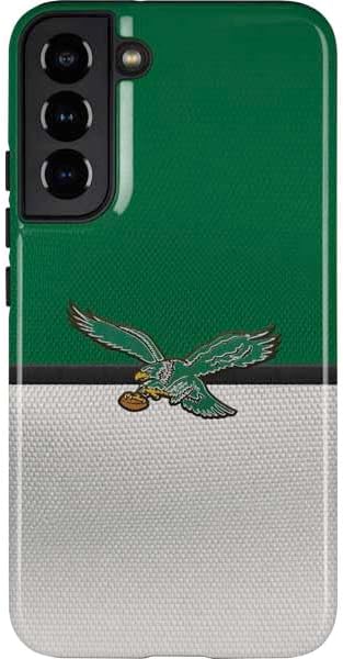Skinit Pro Phone Case Compatible with Galaxy S22 Plus - Officially Licensed NFL Philadelphia Eagles Double Vision Design