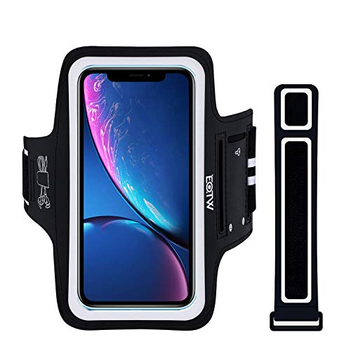EOTW Phone Running Armband, Running Armband Compatible for Huawei P20/P30/P30 Pro/iPhone 11/11 Pro Max/XR/XS Max/Samsung S10/S20/S8+ Running Phone Case (For 5.0''-6.5'' Phone)
