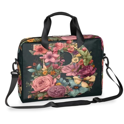 Sacoche de transport messager à motif floral pour le bureau et les cours