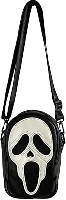 OXYPLAY GothicÂ SkullÂ FaceÂ CrossbodyÂ BagÂ ForÂ WomenÂ MenÂ Cosplay,Â HalloweenÂ GothÂ GhostÂ ShoulderÂ Bag,Â DailyÂ PUÂ LeatherÂ SmallÂ PhoneÂ Purse (Black)
