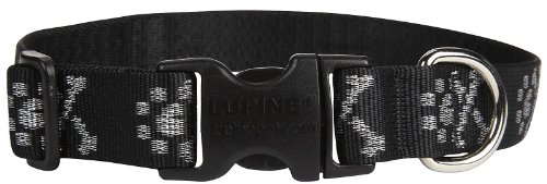 Lupine Halsband mit Pfotenabdruck Muster