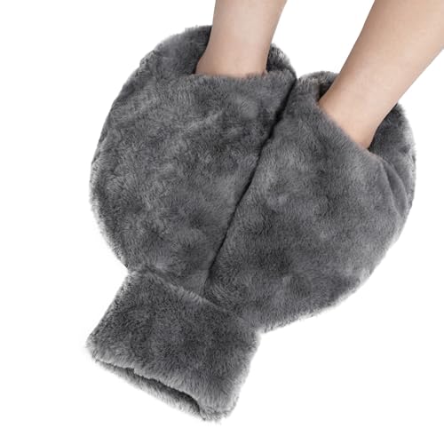 2L Wärmflasche Füße,Foot Warmer,Super Weich und Warm Fußwärmer,Fußwärmflasche für Damen/Herren,Geeignet für Innen und Außen