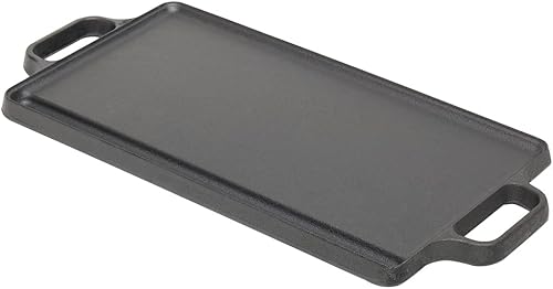 Vista 18 de Home Basics Sartén de hierro fundido de 12 pulgadas (negro) para panqueques, carne y pescado, sartén grande para estufa y fogata, antiadherente