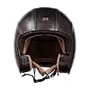 Royal-Enfield-Granado-Neo-ISI-and-DOT-Certified-Leather-Outer-Shell-Riding-Motorcycling-Helmet-D-Brown-XL-62-Cm Royal Enfield Granado Neo ISI and DOT Certified Leather Outer Shell Riding Motorcycling Helmet D Brown (XL) 62 Cm