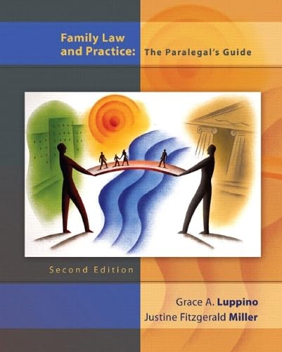 Family Law and Practice: The Paralegal's Guide