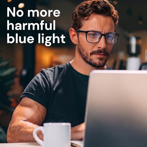 Image of Gaoye Blue Light Blocking Glasses -Fashion Square Eyeglasses, Anti UV Ray Computer Gaming Glasses Blue Blockers for Women /Men