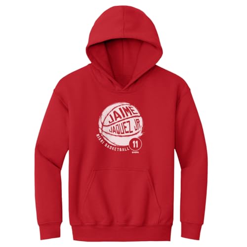500 LEVEL Jaime Jaquez Jr. Youth Hoodie Sweatshirt - Jaime Jaquez Miami Basketball WHT