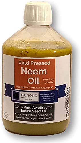 Huile de Neem - Huile de Graines Premium Pressée...