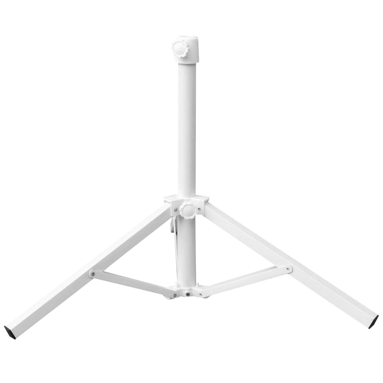 Support pour parapluie robuste en fer blanc Happyyami avec base triangulaire pliable
