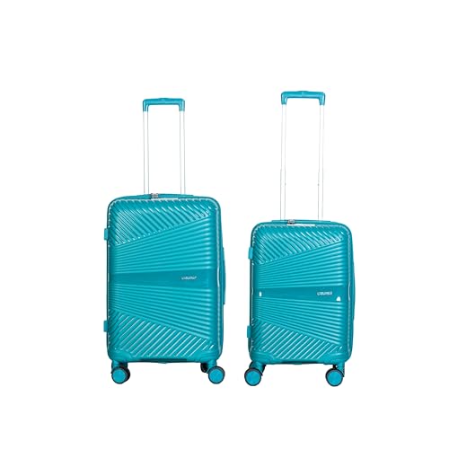 Image of CRUISE Velocity Trolley Bags Set (20+24 Inch)| Hard Shell Expandable Suitcases with 8 Spinner Wheels & TSA Lock | Cabin and Check-in Lightweight Luggage Bag | Adjustable Handle (Set of 2)