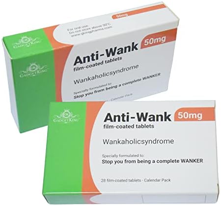 JOKE PILL MEDICATION TABLET BOX Xmas Gift Prank Birthday Card wrapper Unusual Prank April Fools Secret Santa 40th 50th 60th 21st Birthday Rude Mens Ladies For Him Her Boss (Anti-Bollocks)