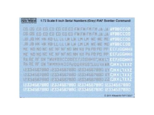 Platts KW172027 Gris Océan et Blanc 20,3 cm avec Numéro de Série UK
