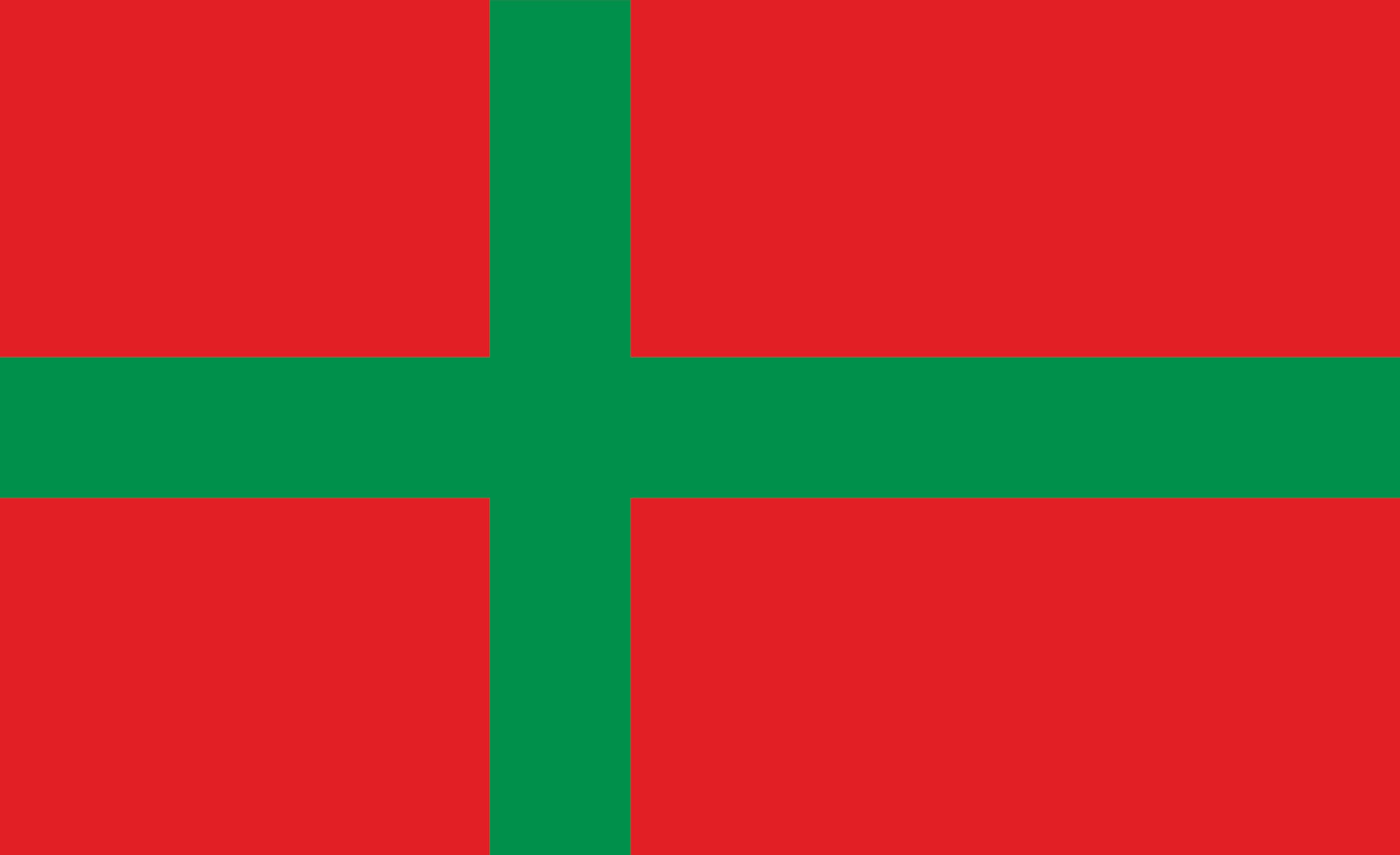 Drapeau Bornholm en tissu de bateau pour célébrer vos racines danoises