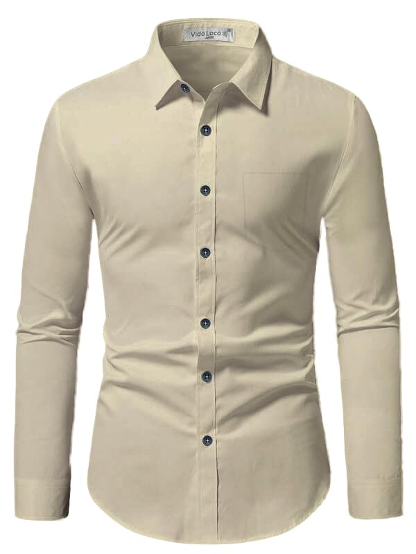 Image of Vida Loca Full Sleeve Spread Collar Cotton Blend Casual, Festival Stylish Slim fit Shirt for Men and Boys.