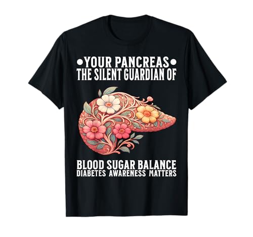 Diabetes Awareness Month Pancreatic Gifts for Diabetes Women T-Shirt