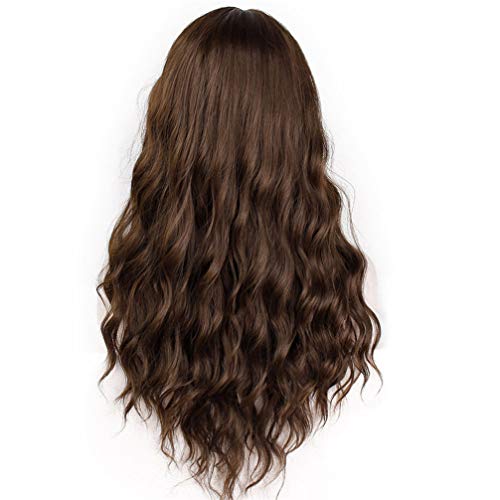 Perruque longue ondulée violette idéale pour changer de look en soirée