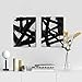 Zessonic Black And White Abstract Wall Art - Black Painting Stroke Graffiti Artwork for Living Room, Bedroom, Office Decor,12