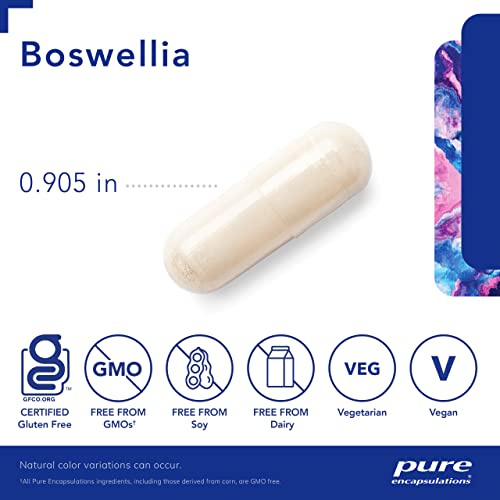 Pure Encapsulations Boswellia | Supplement To Support Healthy Joints, Connective Tissue, Colon, And Musculoskeletal System* | 120 Capsules #TOP2