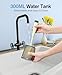 Demita Cordless Water Flosser for Teeth, 300ML 3 Modes 5 Jet Tips Portable Electric Flosser Pick for Adults, IPX7 Waterproof Oral Irrigator Cleaning Kit for, Gums, Braces Care(Black)