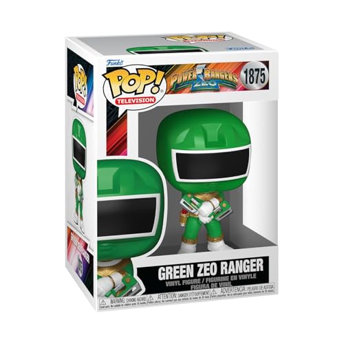Funko Pop! TV: Power Rangers Z - Zeo Ranger Green - Power Rangers TV - Figura in Vinile da Collezione - Idea Regalo - Merchandising Ufficiale - Giocattoli per Bambini e Adulti - Superheroes Fans
