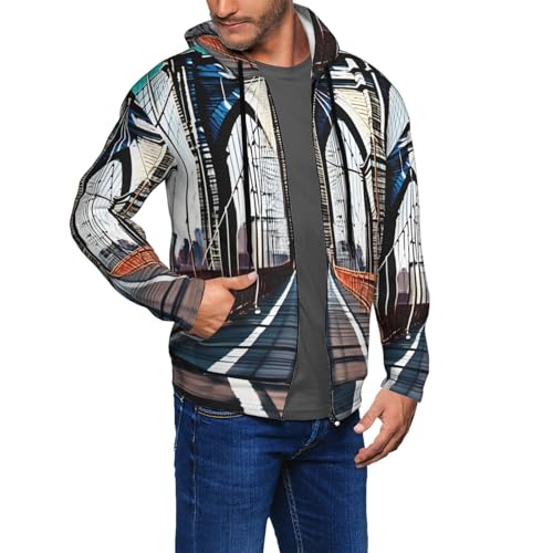 Pull à capuche homme avec cordon de serrage résistant pour un style casual