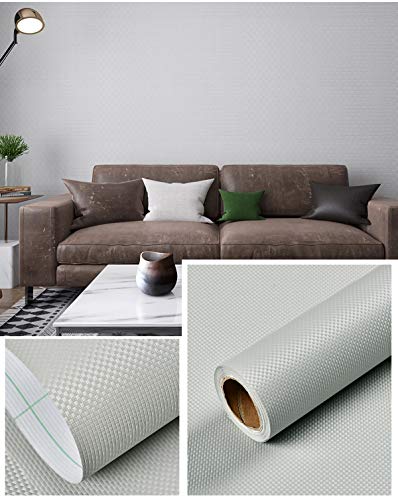 Papel Adhesivo para Muebles de Cocina Rollo Mousse Gris Claro 60cmx5m 3