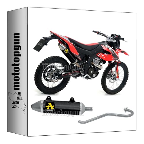 Tubo de escape completo Arrow Thunder negro para moto UM DSR EX 125