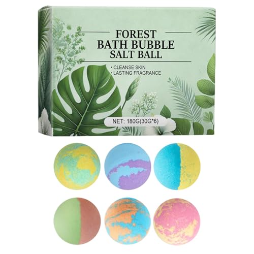 Bola de baño de burbujas, bola de ducha de baño, bolas de baño hidratantes para mujeres, bolas de baño de burbujas naturales para relajarse y suavizar la piel