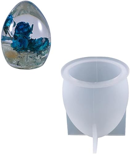 Miniatura 9 de 1 molde de resina de huevo, molde de resina en forma de huevo, moldes de resina de silicona de bolas de huevos grandes, moldes de resina ovalados