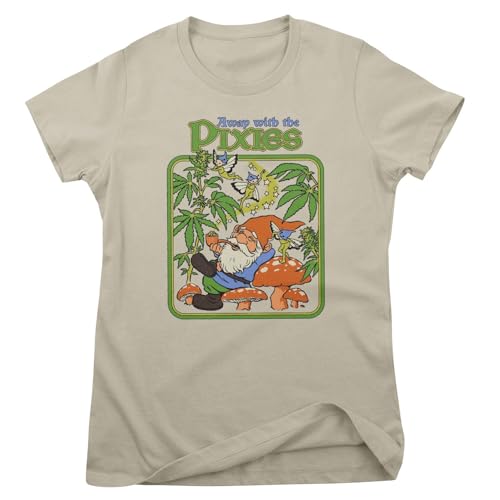 T-shirt Steven Rhodes Femme Pixies Kaki XXL idéal pour un look urbain et festival