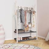 MAMOI® Perchero Infantil de pie 95x106x32cm / 53x95x32cm | Colgador Ropa niños Colgadores Infantiles | Perchero para habitación bebés | Burro Madera Perchero Infantil | 100% Eco | Hecho en la UE