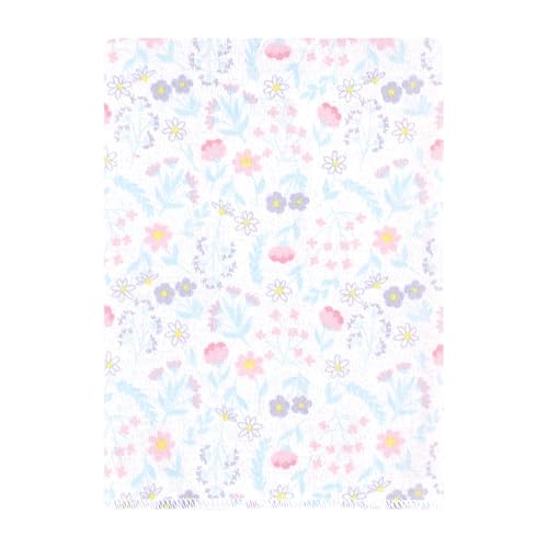 Image of Hudson Baby Unisex Baby Flannel Burp Cloth 12pk, Garden Fairies, One Size