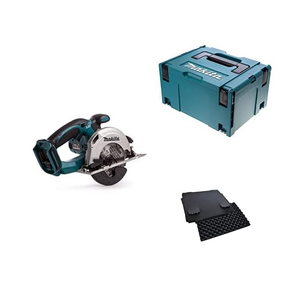 Makita Akku-Handkreissäge 51mm 18,0 V (ohne Akku, ohne Ladegerät) + MAKPAC + Polster