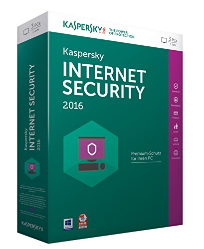 Kaspersky Internet Security 2016 - 3 PCs / 1 Jahr