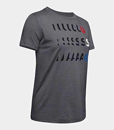 Under Armour UA Freedom USA Glitch t-shirt stretch au motif graphique moderne