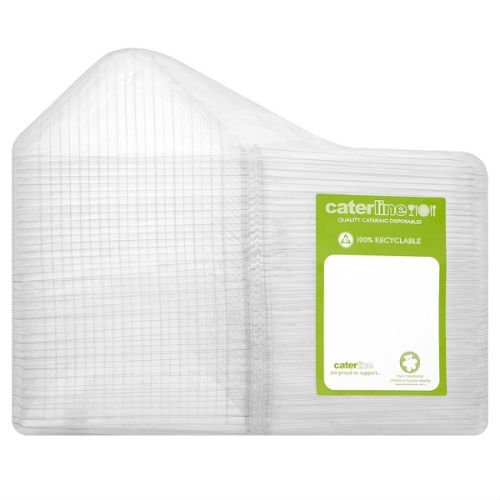 Caterline Triple Fill Hinged Sandwich Wedge Pack /