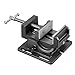 VEVOR Tilting Vise, 4.25 Inch Jaw Width, Portable Drill Press Bench Vise, 0–90° Adjustable Tilt, Durable Cast Iron Construction, Workbench Vice for Woodworking, for Benchtops and Drill Presses, Black