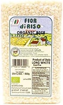 Fior di Riso Organic Long White Superfino Carnaroli Rice, 16 oz