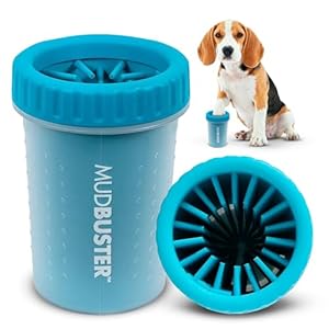 Dexas MudBuster Portable Dog Paw Cleaner, Medium, Blue – Premium Quality Pet Supplies and Accessories