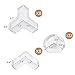 28 Pcs Clear Corner Protector - L, T, Round Shape Corner Guards & Bumpers to Cover Sharp Furniture & Table Edges for Baby Kid Toddler Safety