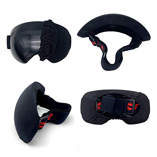 AMMKRO Ski Snowboard Goggle Cover Protector - Lens Scratch Dust Protection for Travel Storage Accessories (Black) - Image 2