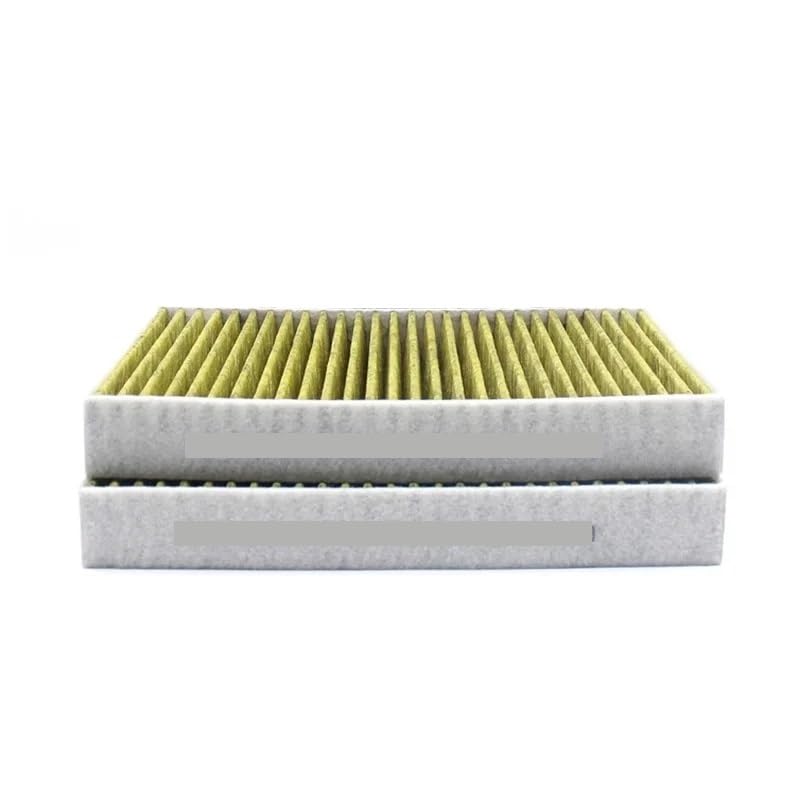 Filtro de aire de cabina Apto para motores TESLA modelo 3 06,2018-modelo Y 01,2021-110768100A 110768100B 110768100C FP25015 filtro de aire cabina(Kit(2 Pieces))