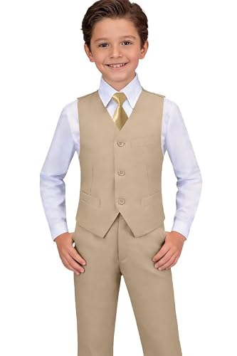 Visaccy Boys Slim Fit Suit Outfit