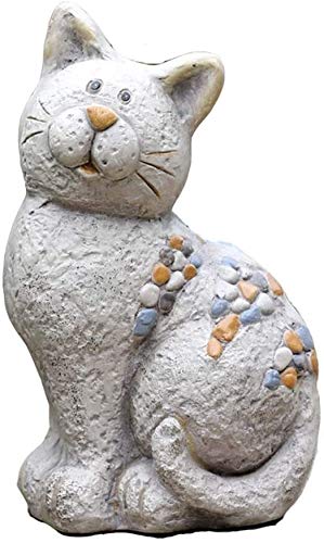 Statue de chat de jardin en magnésium résistant au gel et aux intempéries