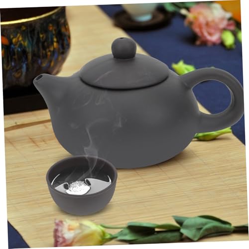 Juego de té de arcilla Kung Fu con servicio delicado para hogar y reuniones 6