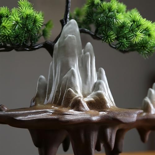 Artificielle bonsaï pin simulation verdure ornements bureau intérieur